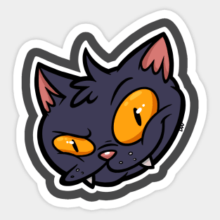 Bad Kitty Sticker